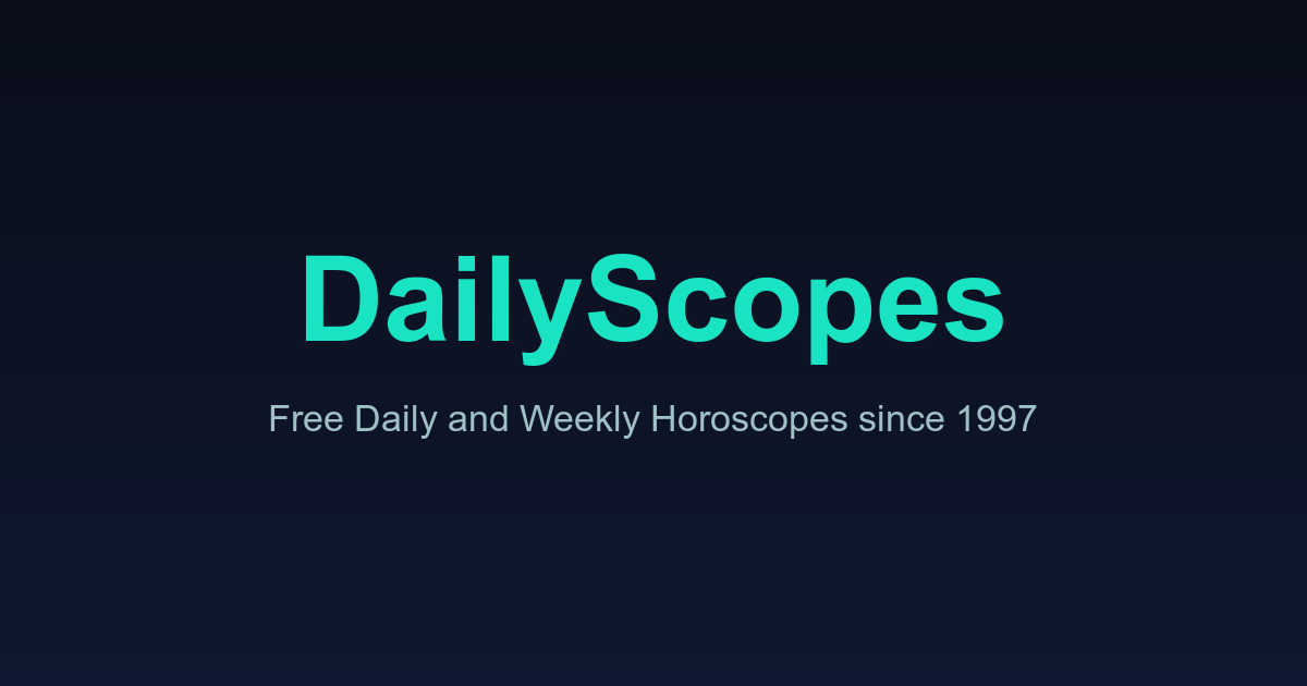 Daily Horoscopes — DailyScopes.com